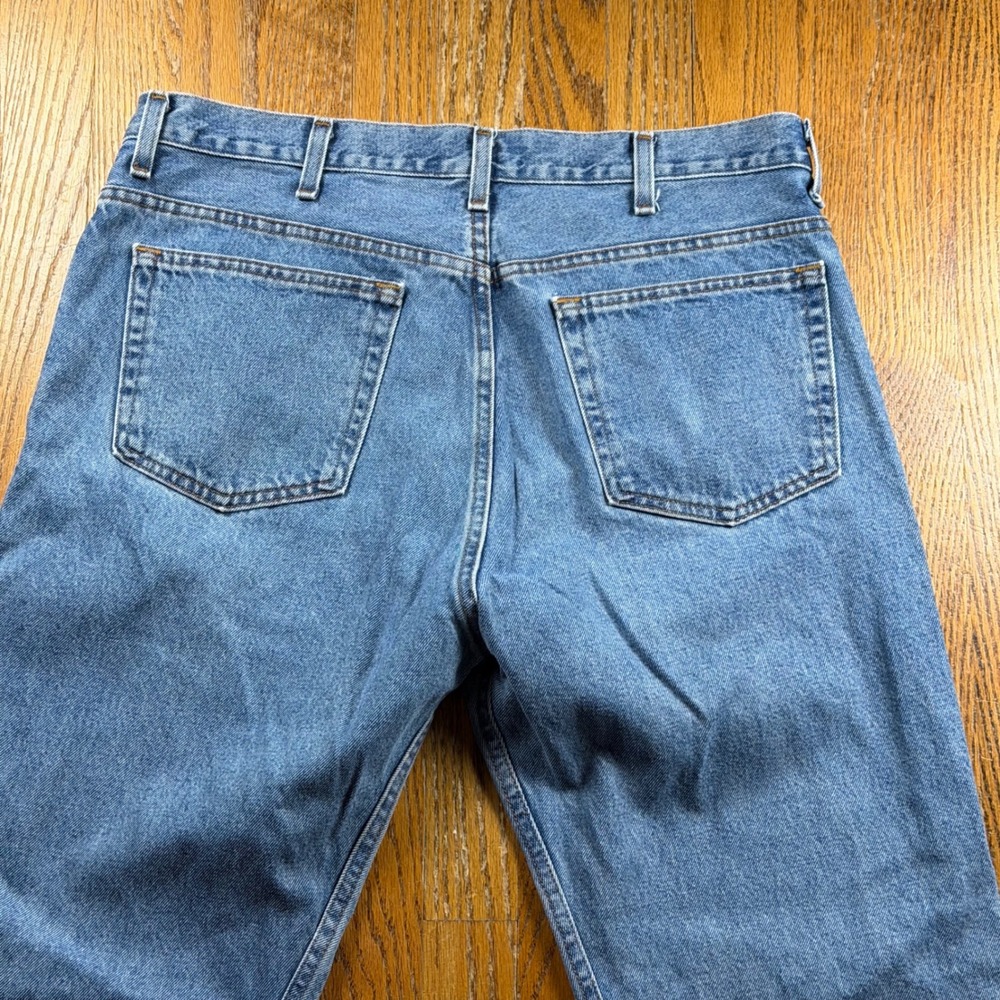 Vintage Faded Glory Mens Original Fit Jeans 36x32 Medium Wash Straight Leg Denim - Picture 5 of 11